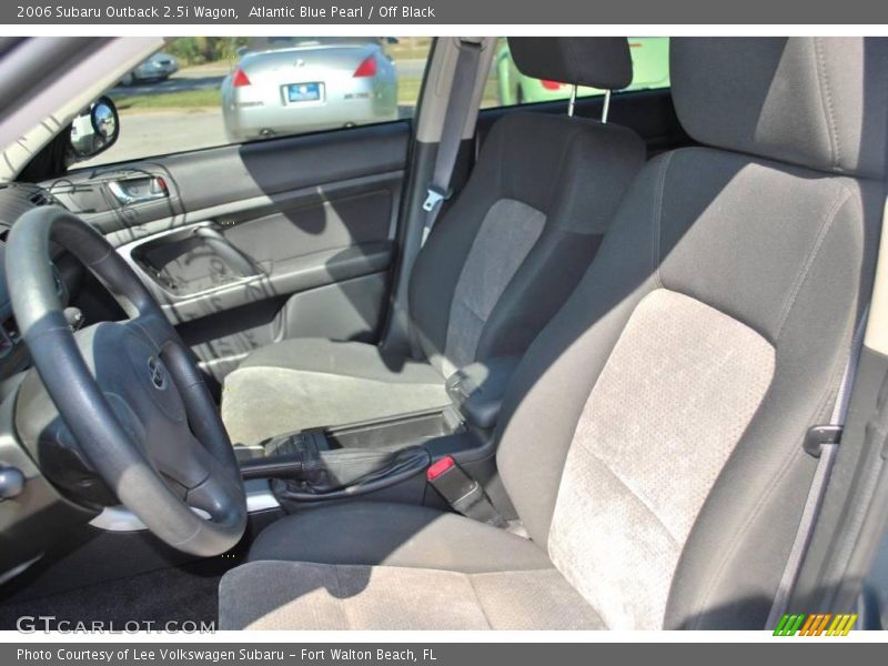 Atlantic Blue Pearl / Off Black 2006 Subaru Outback 2.5i Wagon