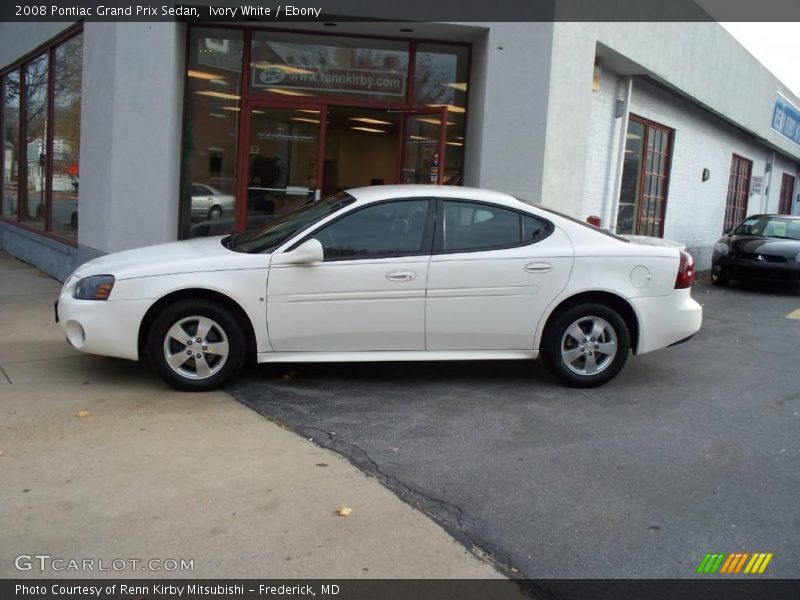 Ivory White / Ebony 2008 Pontiac Grand Prix Sedan