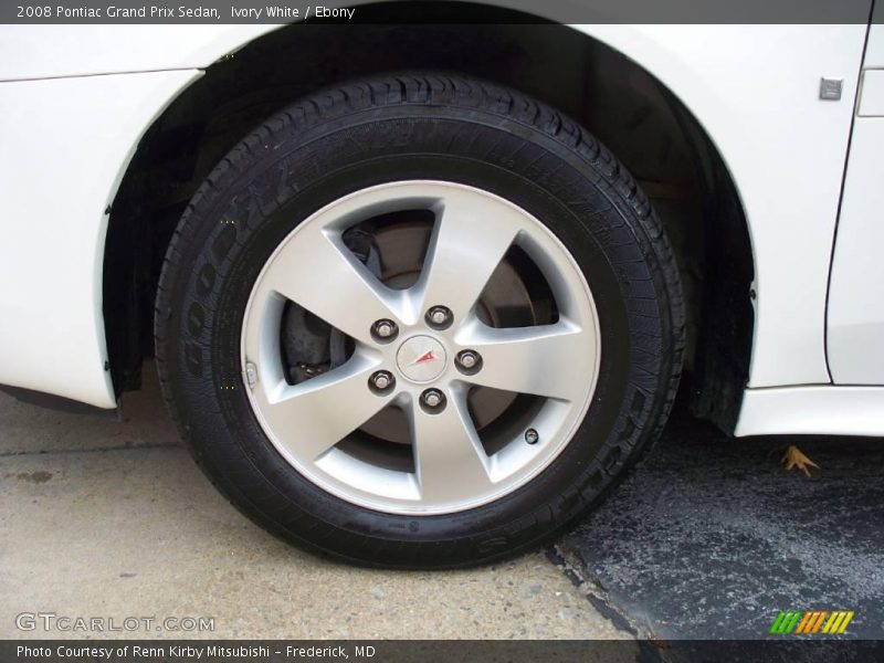 Ivory White / Ebony 2008 Pontiac Grand Prix Sedan