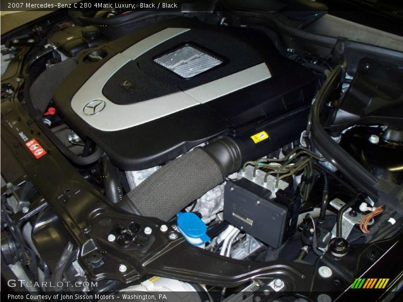 Black / Black 2007 Mercedes-Benz C 280 4Matic Luxury