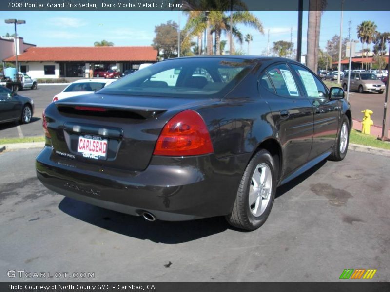Dark Mocha Metallic / Ebony 2008 Pontiac Grand Prix Sedan