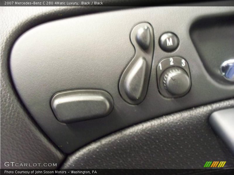 Black / Black 2007 Mercedes-Benz C 280 4Matic Luxury
