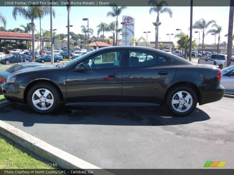 Dark Mocha Metallic / Ebony 2008 Pontiac Grand Prix Sedan