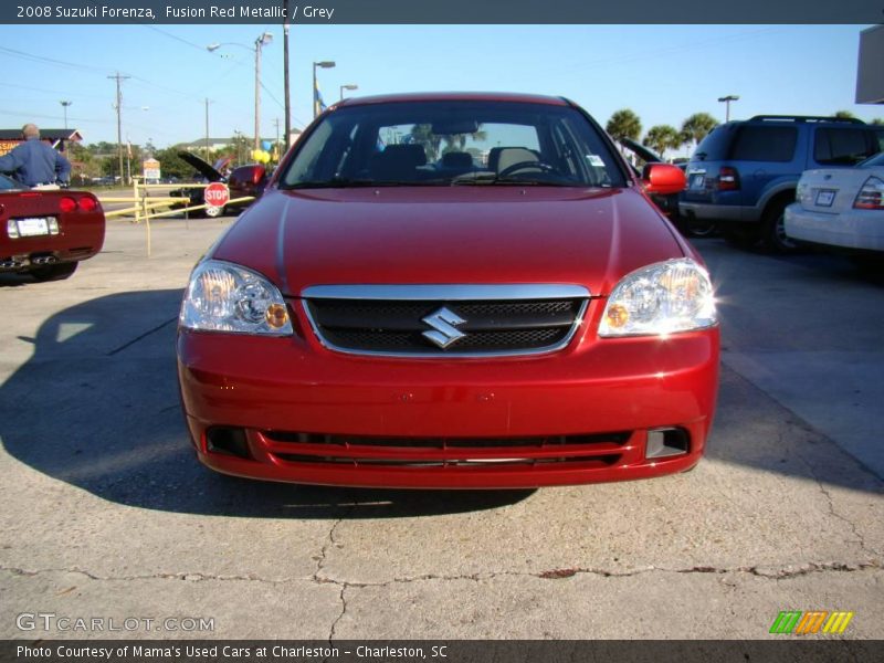 Fusion Red Metallic / Grey 2008 Suzuki Forenza