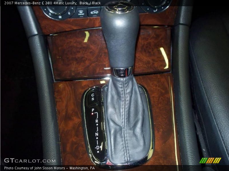 Black / Black 2007 Mercedes-Benz C 280 4Matic Luxury