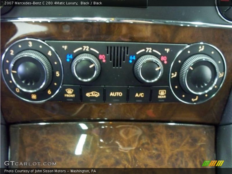Black / Black 2007 Mercedes-Benz C 280 4Matic Luxury
