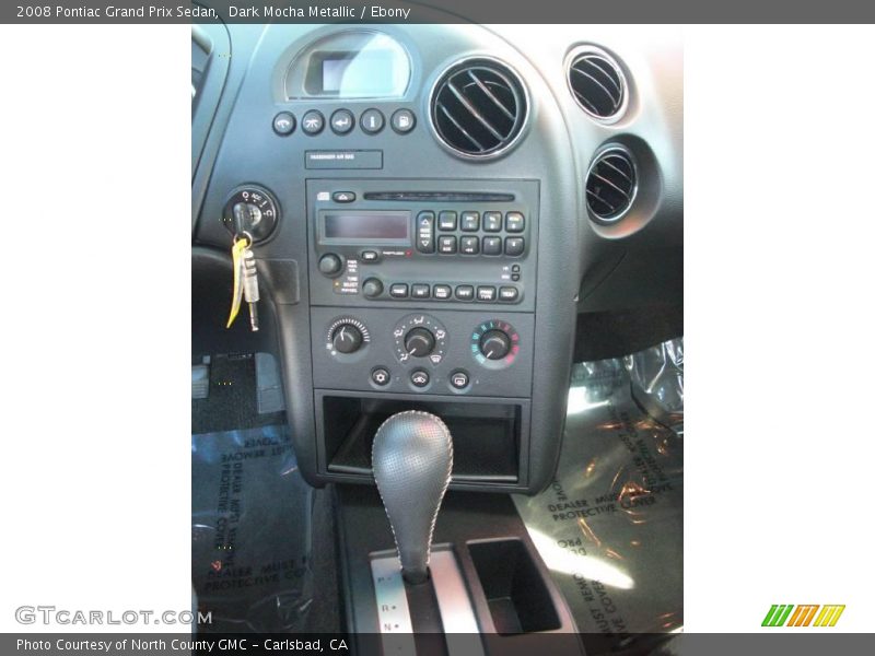 Dark Mocha Metallic / Ebony 2008 Pontiac Grand Prix Sedan