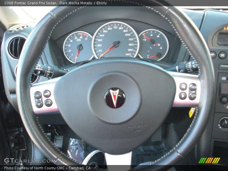 Dark Mocha Metallic / Ebony 2008 Pontiac Grand Prix Sedan
