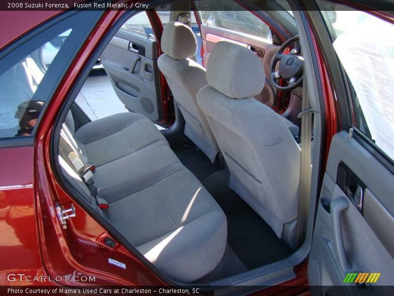 Fusion Red Metallic / Grey 2008 Suzuki Forenza