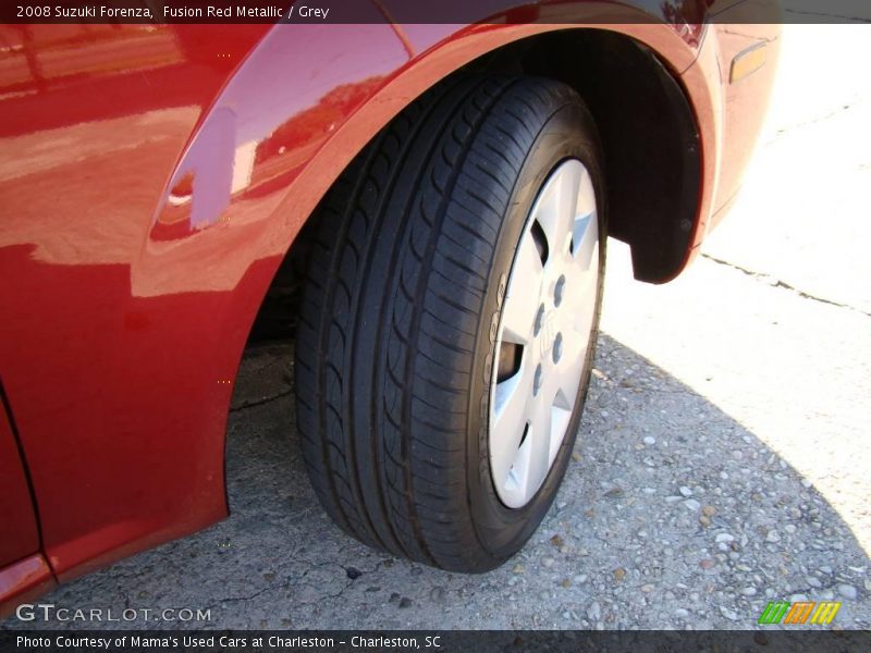 Fusion Red Metallic / Grey 2008 Suzuki Forenza