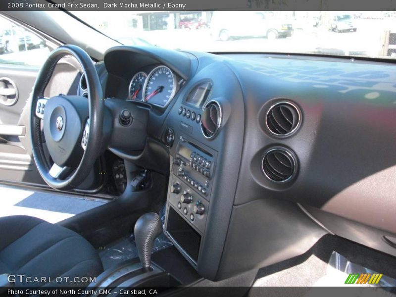 Dark Mocha Metallic / Ebony 2008 Pontiac Grand Prix Sedan