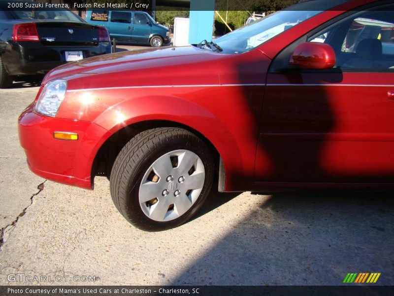 Fusion Red Metallic / Grey 2008 Suzuki Forenza