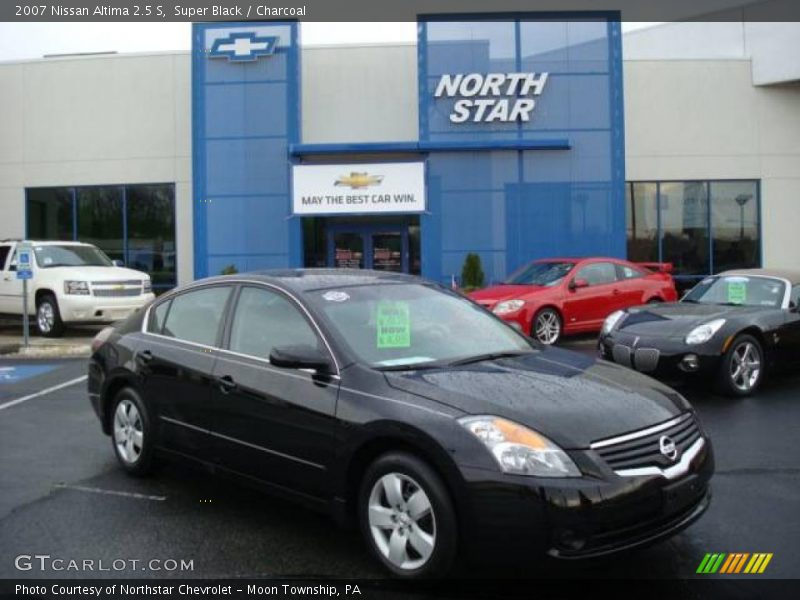 Super Black / Charcoal 2007 Nissan Altima 2.5 S