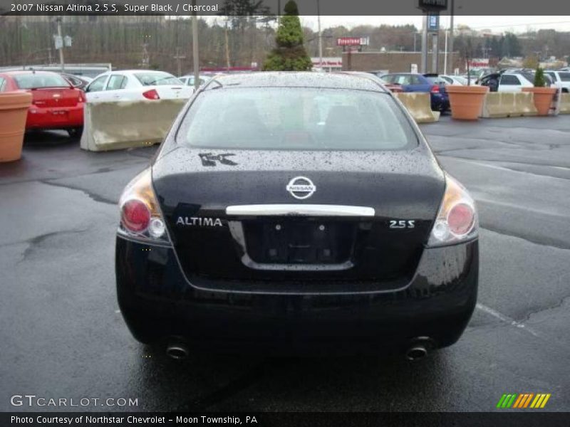 Super Black / Charcoal 2007 Nissan Altima 2.5 S