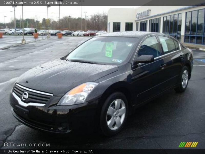 Super Black / Charcoal 2007 Nissan Altima 2.5 S