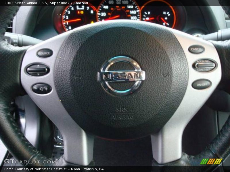 Super Black / Charcoal 2007 Nissan Altima 2.5 S