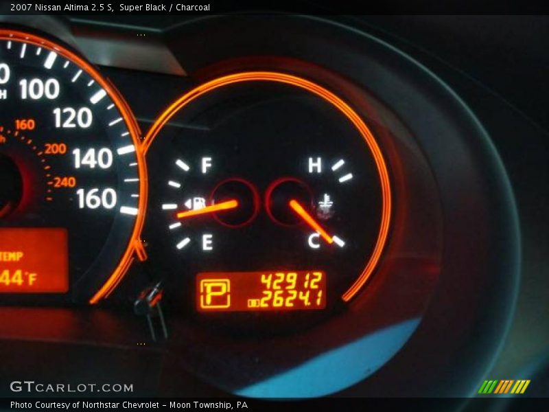 Super Black / Charcoal 2007 Nissan Altima 2.5 S
