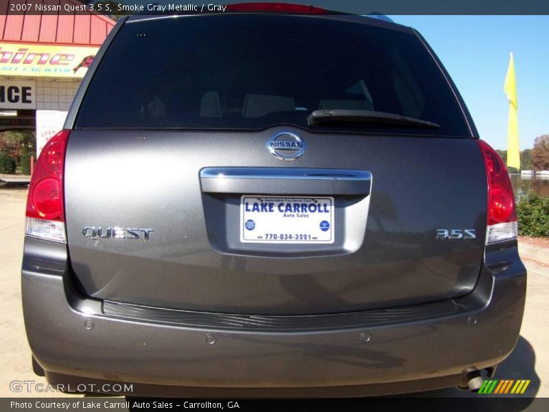 Smoke Gray Metallic / Gray 2007 Nissan Quest 3.5 S