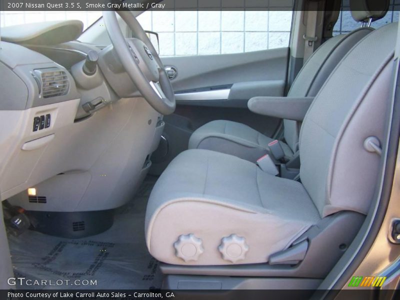 Smoke Gray Metallic / Gray 2007 Nissan Quest 3.5 S