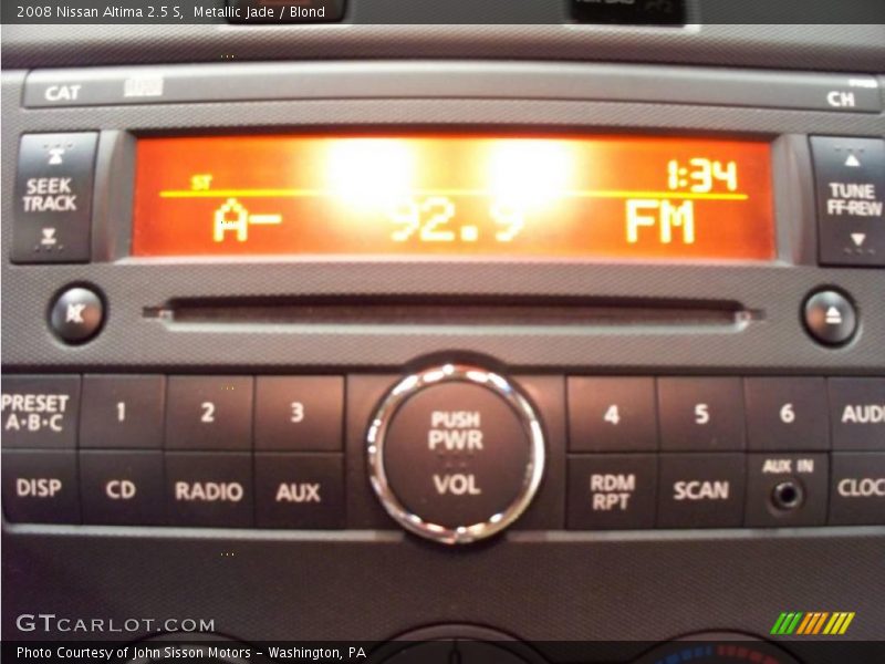 Metallic Jade / Blond 2008 Nissan Altima 2.5 S