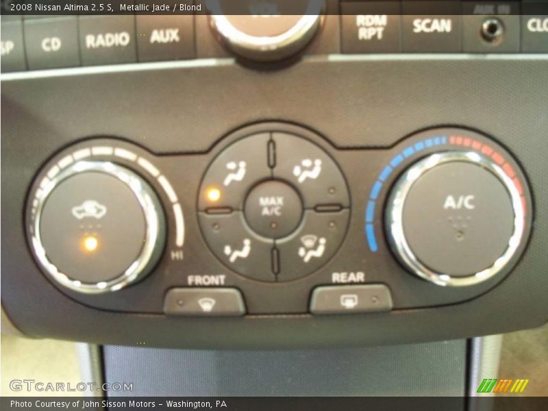 Metallic Jade / Blond 2008 Nissan Altima 2.5 S