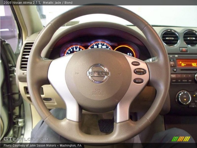 Metallic Jade / Blond 2008 Nissan Altima 2.5 S