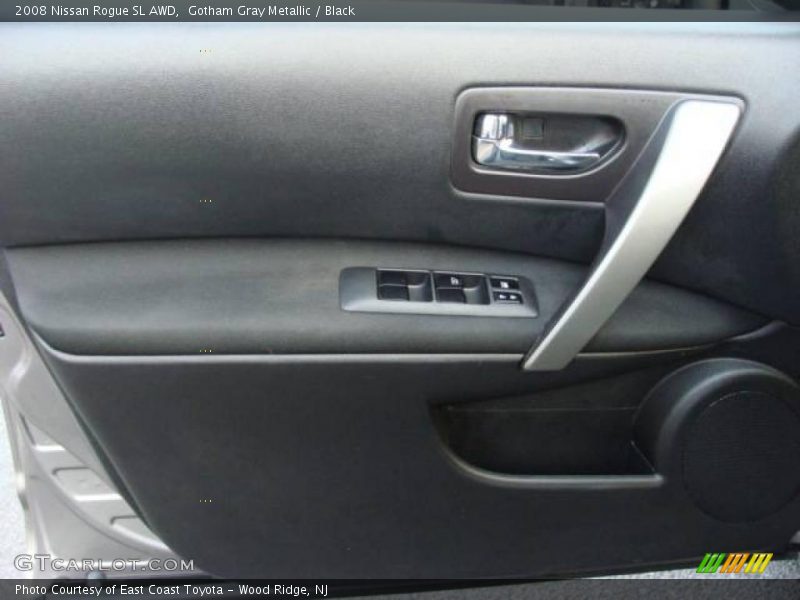 Gotham Gray Metallic / Black 2008 Nissan Rogue SL AWD