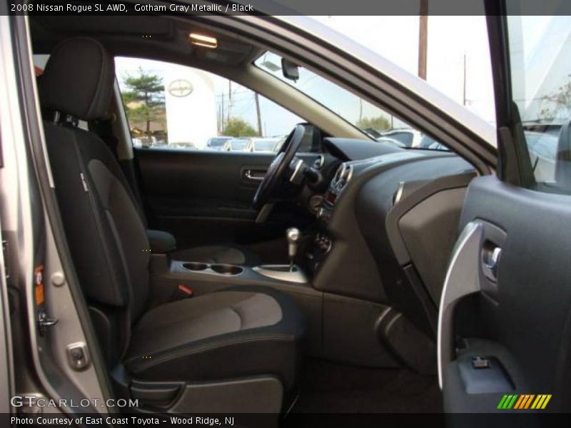 Gotham Gray Metallic / Black 2008 Nissan Rogue SL AWD