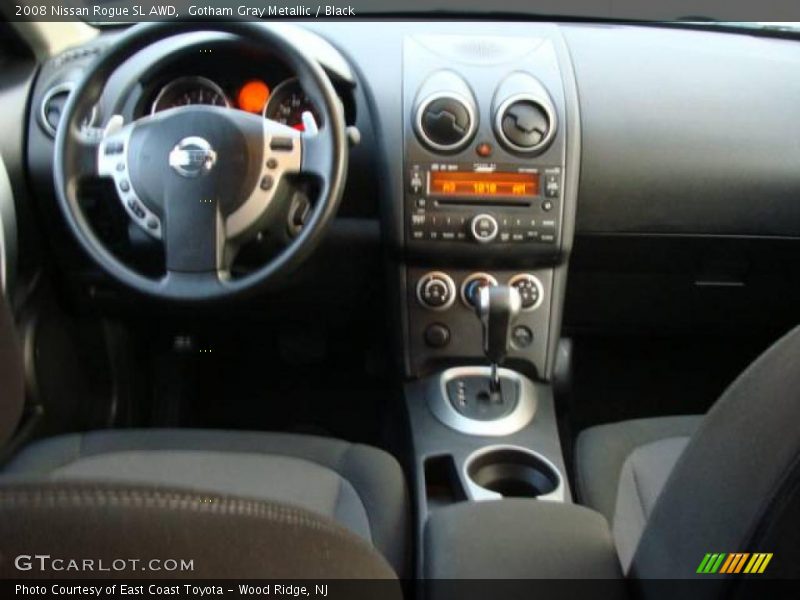 Gotham Gray Metallic / Black 2008 Nissan Rogue SL AWD