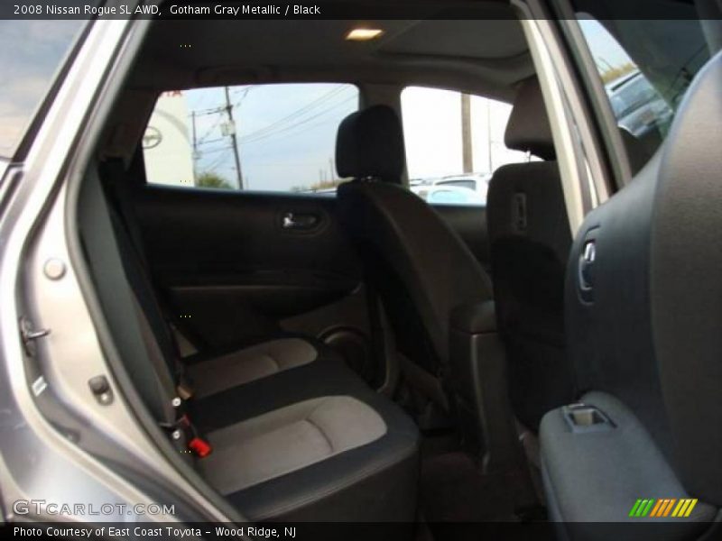 Gotham Gray Metallic / Black 2008 Nissan Rogue SL AWD