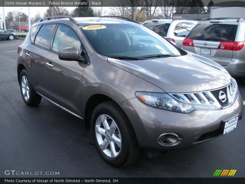Tinted Bronze Metallic / Black 2009 Nissan Murano S