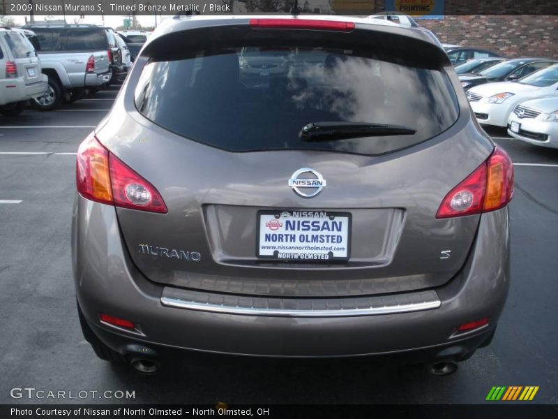 Tinted Bronze Metallic / Black 2009 Nissan Murano S