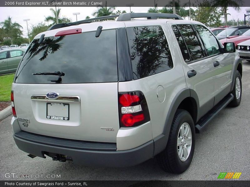 Silver Birch Metallic / Camel 2006 Ford Explorer XLT
