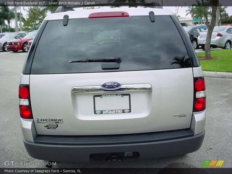 Silver Birch Metallic / Camel 2006 Ford Explorer XLT