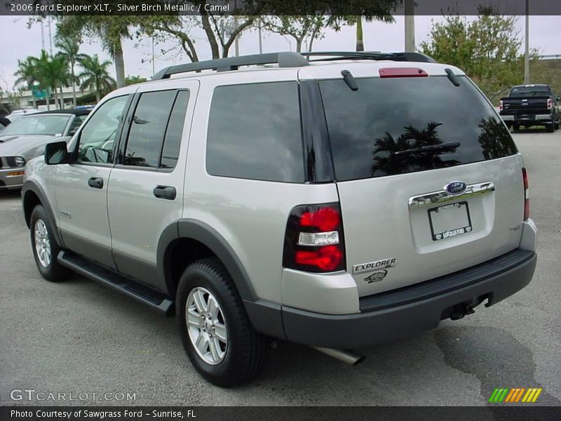 Silver Birch Metallic / Camel 2006 Ford Explorer XLT
