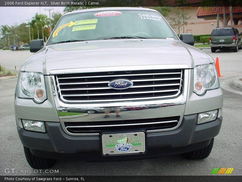 Silver Birch Metallic / Camel 2006 Ford Explorer XLT