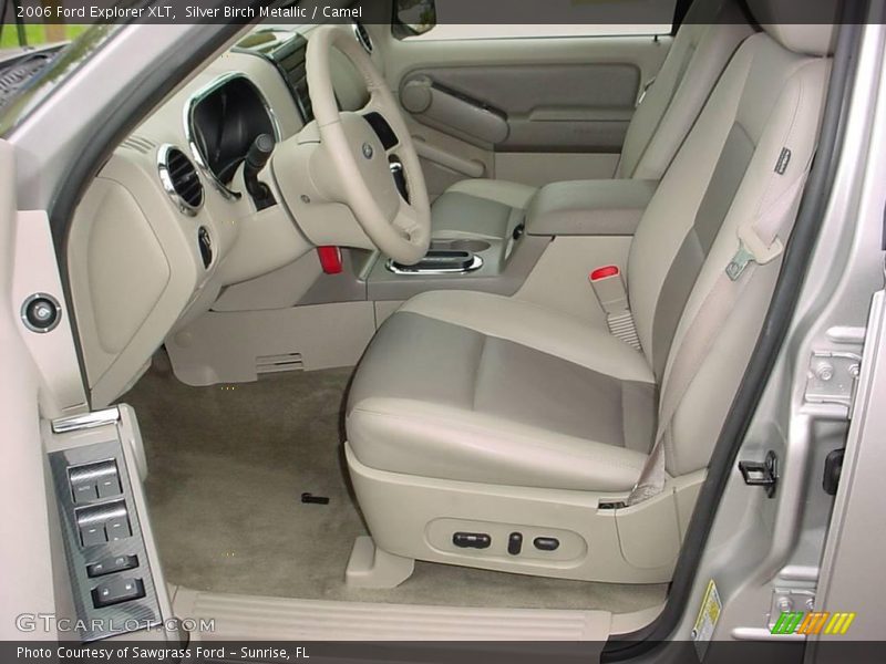 Silver Birch Metallic / Camel 2006 Ford Explorer XLT