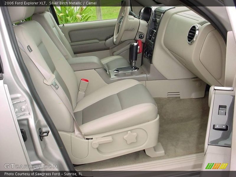 Silver Birch Metallic / Camel 2006 Ford Explorer XLT