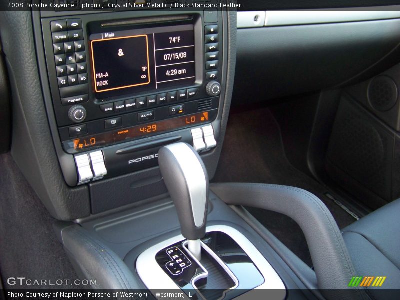Crystal Silver Metallic / Black Standard Leather 2008 Porsche Cayenne Tiptronic