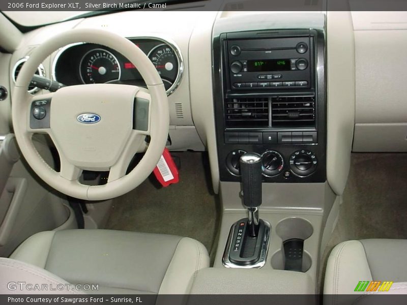 Silver Birch Metallic / Camel 2006 Ford Explorer XLT