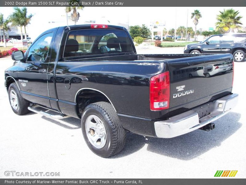Black / Dark Slate Gray 2002 Dodge Ram 1500 SLT Regular Cab