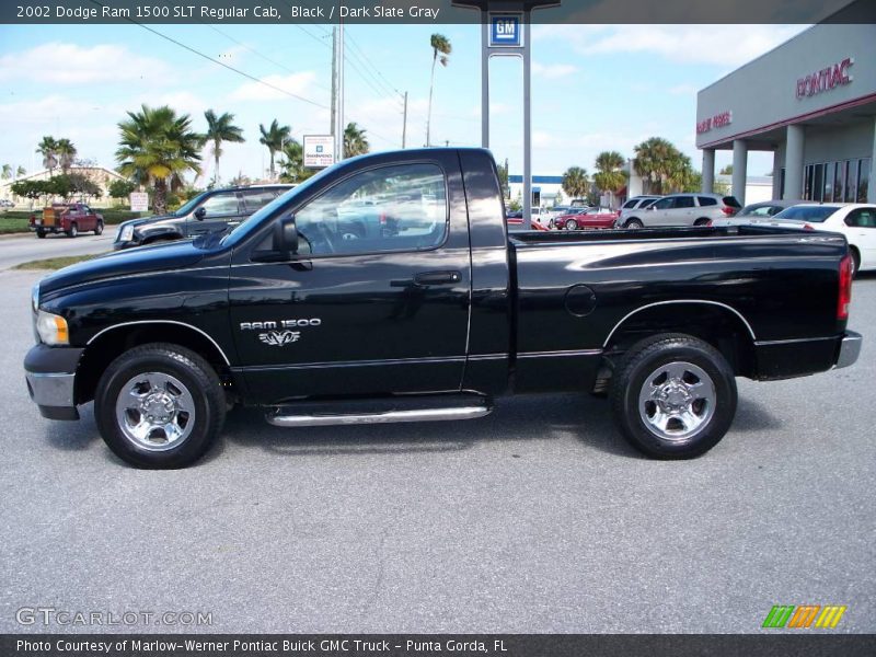 Black / Dark Slate Gray 2002 Dodge Ram 1500 SLT Regular Cab