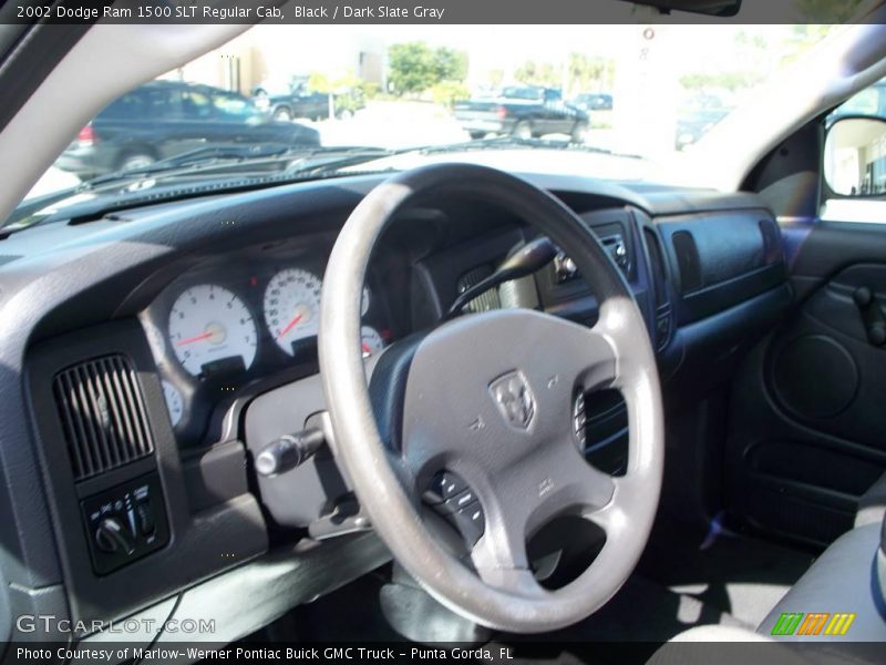 Black / Dark Slate Gray 2002 Dodge Ram 1500 SLT Regular Cab