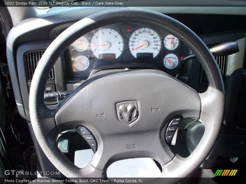 Black / Dark Slate Gray 2002 Dodge Ram 1500 SLT Regular Cab