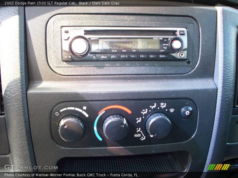 Black / Dark Slate Gray 2002 Dodge Ram 1500 SLT Regular Cab