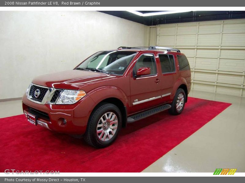 Red Brawn / Graphite 2008 Nissan Pathfinder LE V8