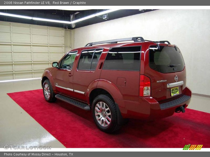 Red Brawn / Graphite 2008 Nissan Pathfinder LE V8