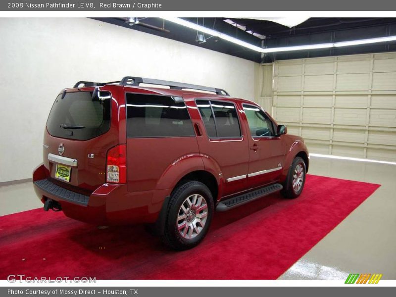 Red Brawn / Graphite 2008 Nissan Pathfinder LE V8