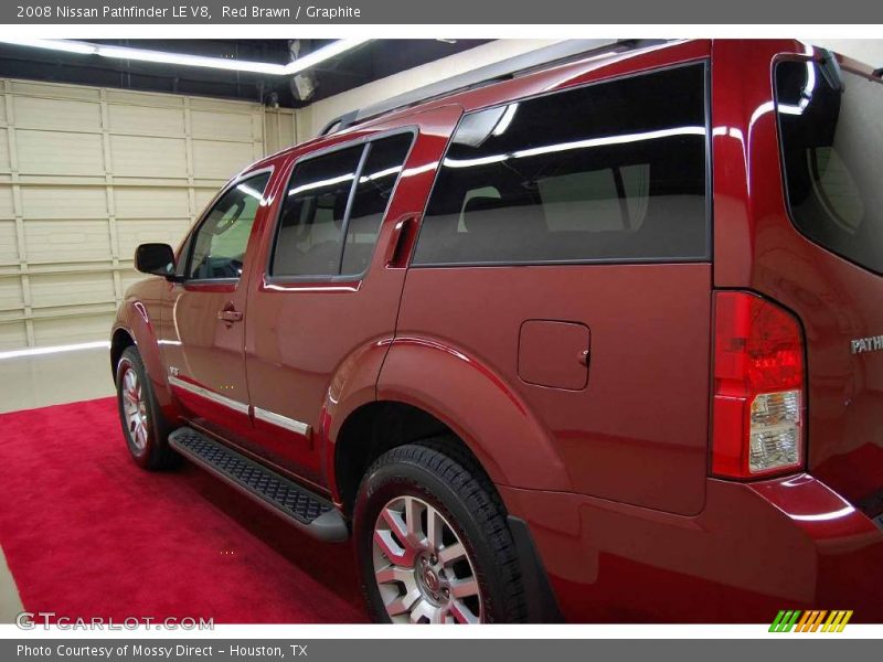 Red Brawn / Graphite 2008 Nissan Pathfinder LE V8