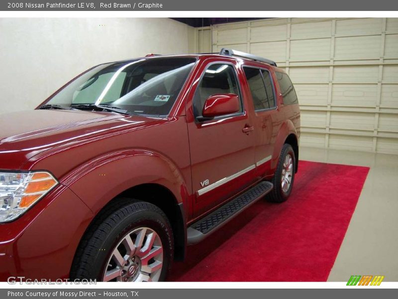 Red Brawn / Graphite 2008 Nissan Pathfinder LE V8